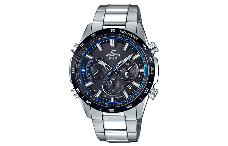 CASIO Men EDIFICE 43mm Black Watch EQW-T650DB-1A