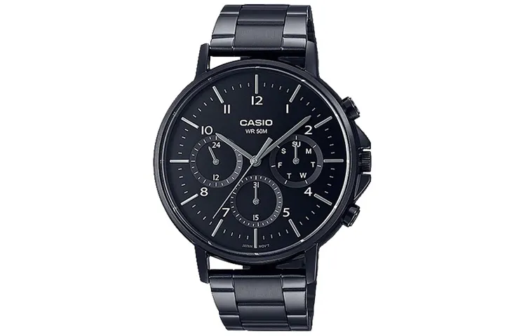 CASIO Men Standard Series Black Watch MTP-E321B-1AV