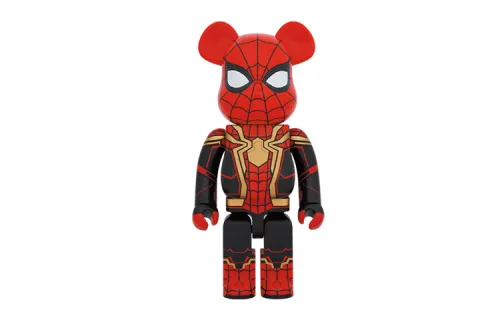 BE@RBRICK X MARVEL/Marvel 1000% Spider-Man comprehensive suit movie animation trendy doll 70cm