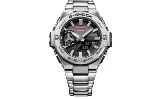 CASIO Men G-STEEL Series Silver Watch GST-B500D-1AJF