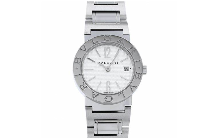 BVLGARI Wrist Watches Quartz Movement Stainless Steel Strap 26mm White Dial Women's Watch 30m Water Resistant