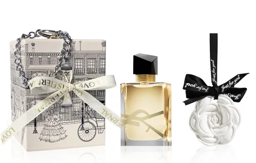 YSL, gift box, perfume, lavender set, floral mountain tea, aromatherapy, sample, 7.5 ml