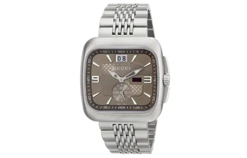 GUCCI Wrist Watches Quartz Movement Stainless Steel Strap 40mm Coffee Watch Dial Men's Watches