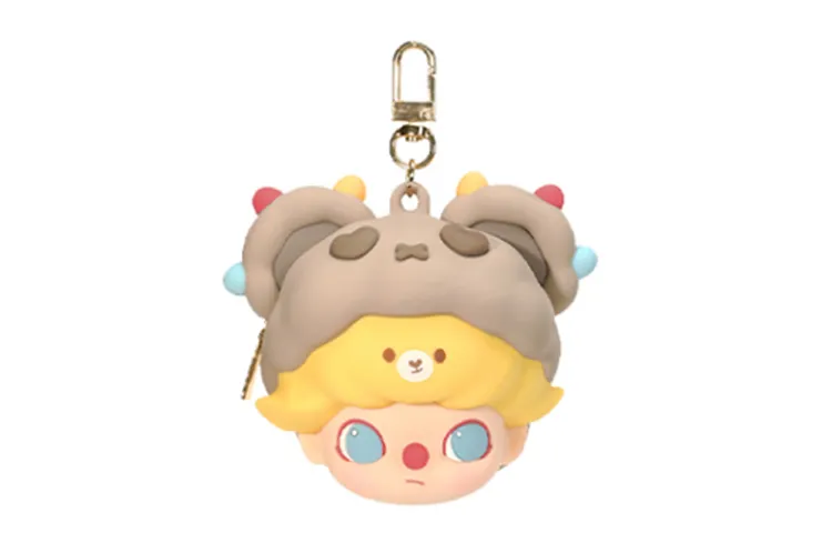 POP MART Dimoo Earphone Case Gray IP Merch 9.6cm
