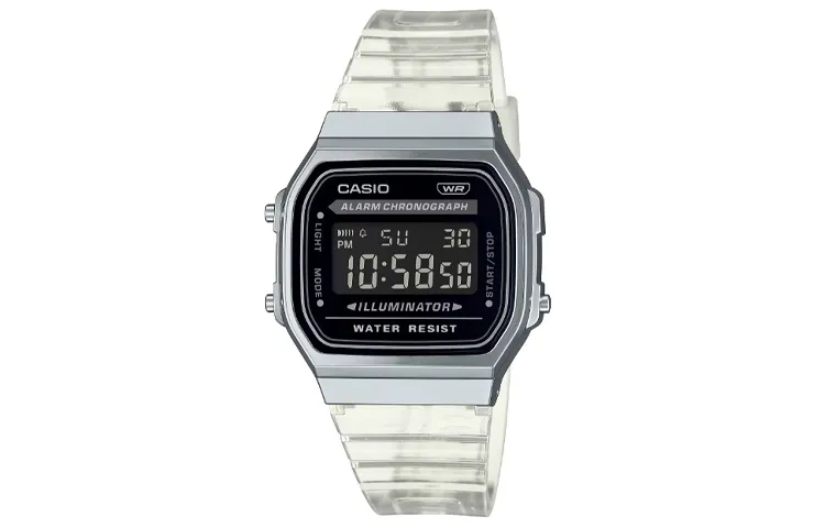CASIO Unisex VINTAGE Series 36.3mm Black Watch A168XES-1B