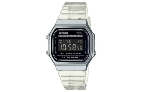 CASIO Unisex VINTAGE Series 36.3mm Black Watch A168XES-1B
