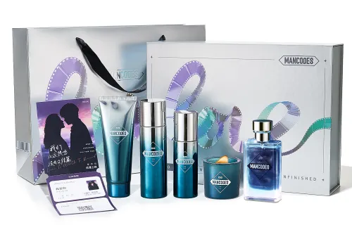 Perfumed refreshing moisturizing skin care set strongly flavoured, commemorative cleansing milk, essence, lotion, perfume, aromatherapy for skin care, oil sheen control, long-term effect