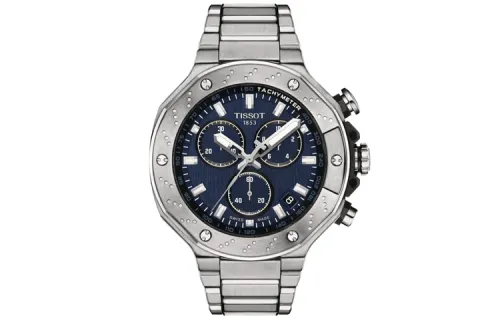 TISSOT Sports Collection Quartz Movement 100m Waterproof Men's Watches Watch 45mm Blue Dial Stainless Steel Case