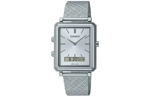 CASIO Men Standard Series Silver Watch MTP-B205M-7E