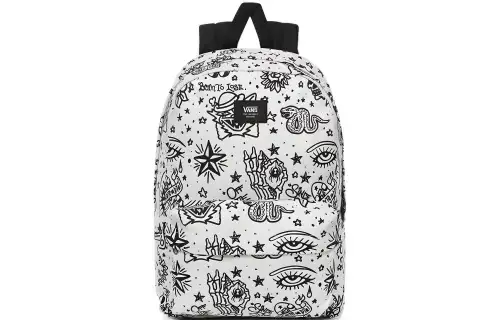 Vans Polyester Backpack Regular Unisex White