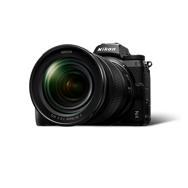 Nikon Никон Z 7II Микро один камера полностью Рамочная CMOS-матрица, двойная EXPEED 6, 493-точечная автофокусировка, 10 кадров/сек, серийная съемка, 4K, 60p, 5-осевая стабилизация изображения, профессиональная высокая Качество изображения