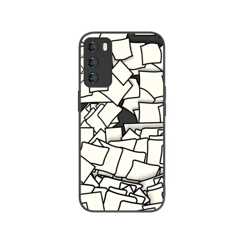 US 10 cents MSMF glass material frosted glass trendy brand personalized pattern creative mobile phone case Huawei P60/P50/P40/P30/NOVA11/10/MATE60PRO/50/40/30 trend