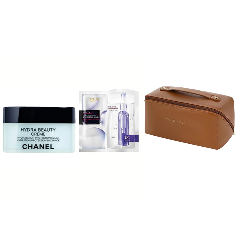 CHANEL Chanel, mountain tea, moisturizing cream, face mask, cosmetic bag, set