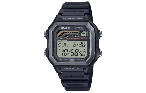 CASIO Men Black Watch WS-1600H-1A