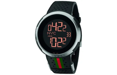 GUCCI Wrist Watches Quartz Movement Rubber Strap 49mm Black Dial Men's Watches ['50', 149262]m Waterproof