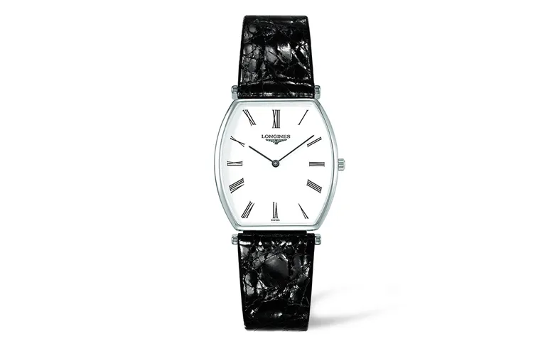 LONGINES Jialan Collection Quartz Movement Men's Watches Watch 29.7*32.5mm White Dial Stainless Steel Case