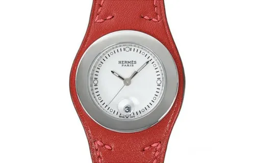 HERMES Wrist Watches Quartz Movement Leather Strap 31mm White Dial Women's Watch