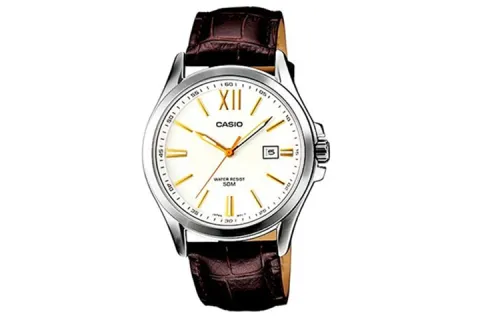 CASIO Men Standard Series 30mm White Watch MTP-E103L-7AV