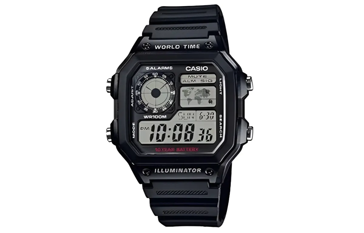 CASIO Unisex Silver Watch
