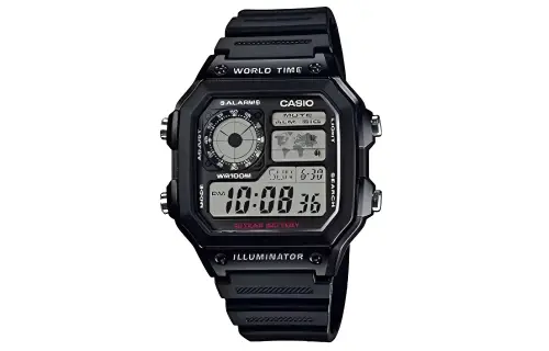 CASIO Unisex Silver Watch