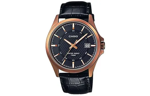 CASIO Men Standard Series Black Watch MTP-1376RL-1A