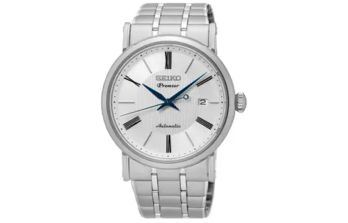SEIKO 100M Waterproof Automatic Mechanical Movement Stainless Steel Strap Watch Men's Watches