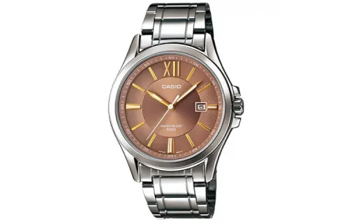CASIO Men Standard Series 39mm Coffee Watch MTP-E103D-5A