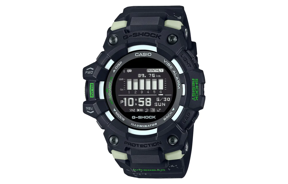 CASIO Men G-SQUAD Series Black Watch GBD-100LM-1PRT