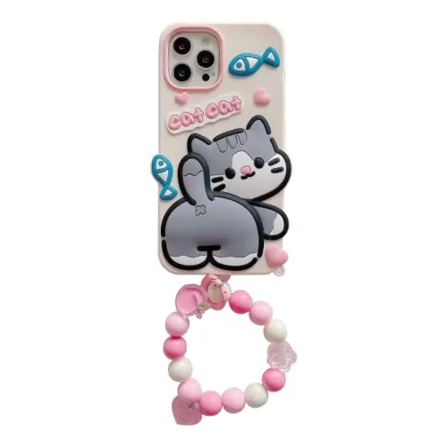 Apple, silicone cartoon protective case for men and women, protective bag, compatible phone case, iPhone14, material, for beloved, fall protection, 13/12/11, 11 series