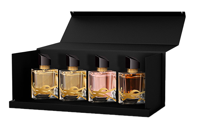 YSL, set, classic gift box, fresh perfume for professional use, sample, 4 piece set, new version, 7.5 ml