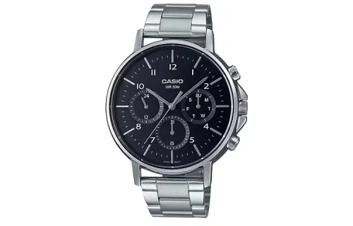 CASIO Men Standard Series Black Watch MTP-E321D-1AV