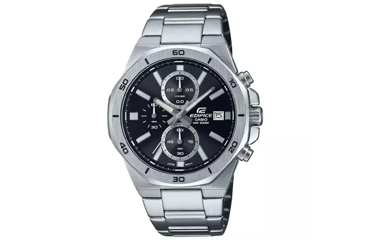CASIO Men EDIFICE Black Watch EFV-640D-1A