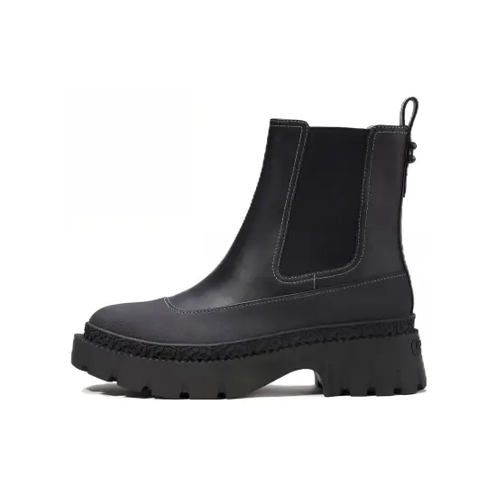 COACH 40mm Leather Chelsea Boots