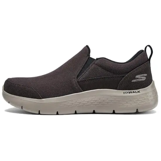 Skechers Go Walk Fle Breathable Low-Top Casual Shoes Men Brown