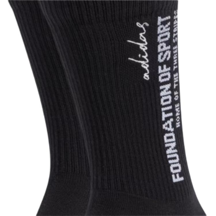 Adidas Free Shipping With AdiClub Cushioned Sportswear Slogan Graphic Crew 2 Pair Pack