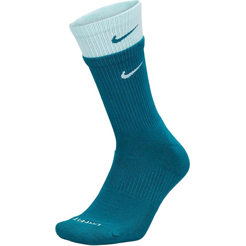 Nike Crew Socks Unisex 1 Pack Geode Water Duck Cyan