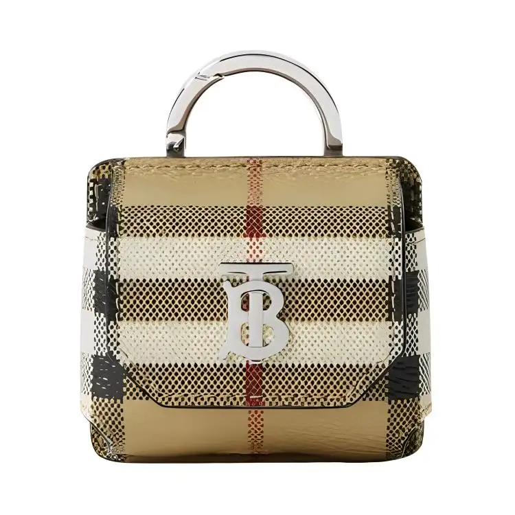 Burberry Cotton AirPods Pro Protective Cover Earphone Case Men's Archive Beige