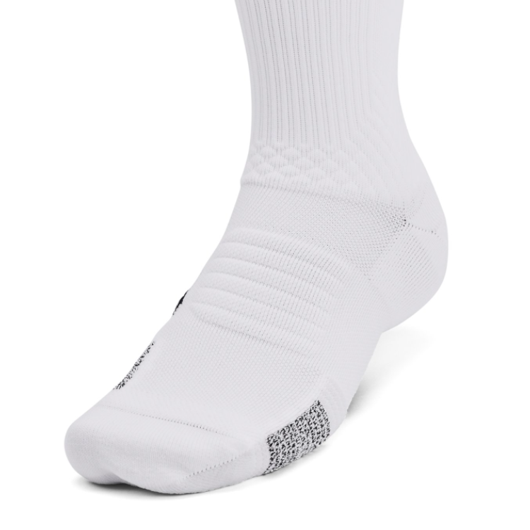 Under Armour Curry Crew Socks Unisex 1 Pack White
