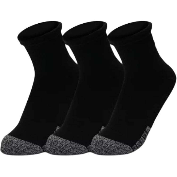 Under Armour Socks Unisex 3 Pack Black
