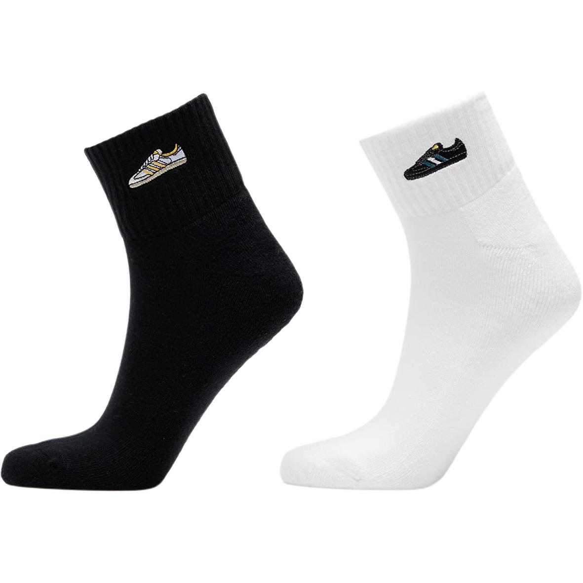 Adidas Samba Mid Ankle Socks 2 Pairs