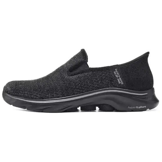 Skechers WOMEN'S GO WALK Slip-Resistant Breathable Low-Top Casual Shoes Women's Black