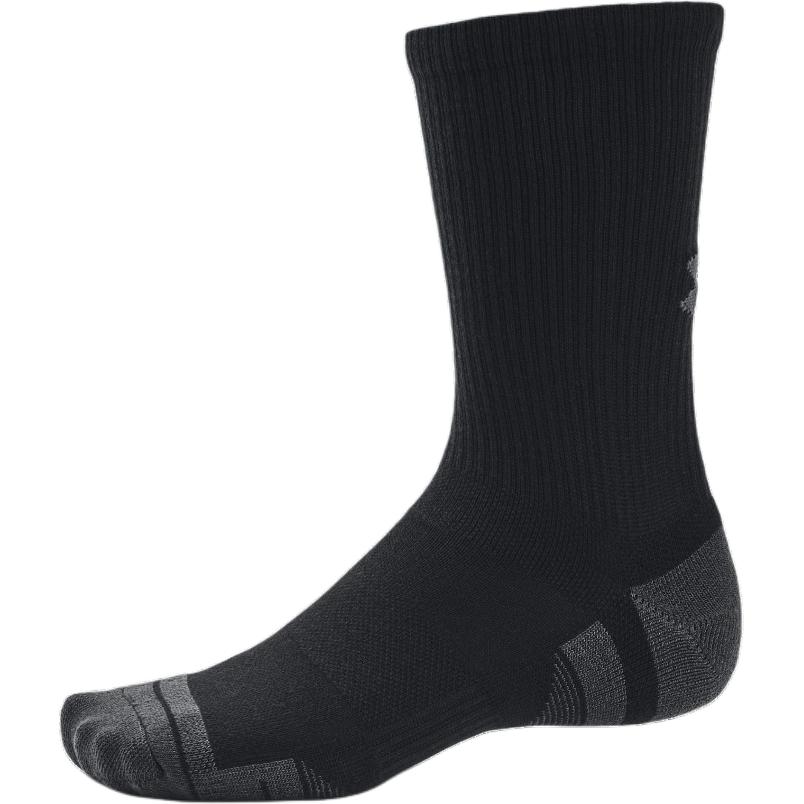 Under Armour Crew Socks Unisex 3 Pack Black