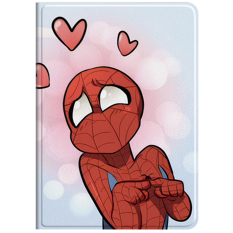 Disney Disney Spider-Man Peter Parker Creative Funny Soft Plastic Shell Folding Stand Suitable for Apple/Apple iPad Pro 2022/2021/2020 Version 12.9/11/10.9-inch Tablet Case