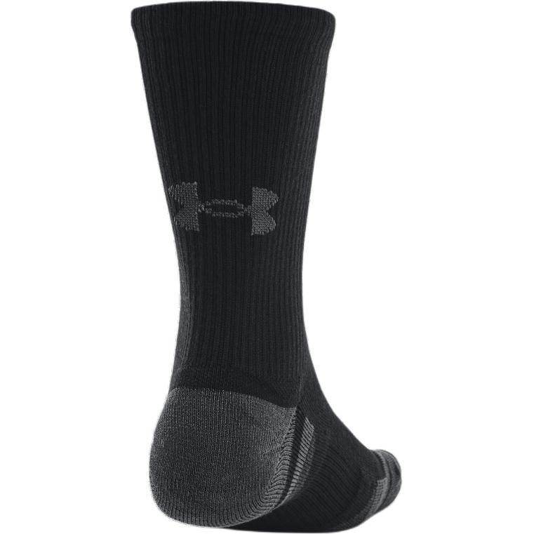 Under Armour Crew Socks Unisex 3 Pack Black