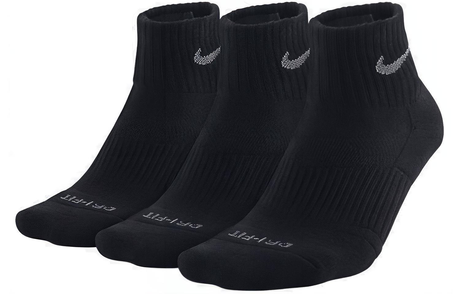 Nike Crew Socks Unisex 3 Pack Black