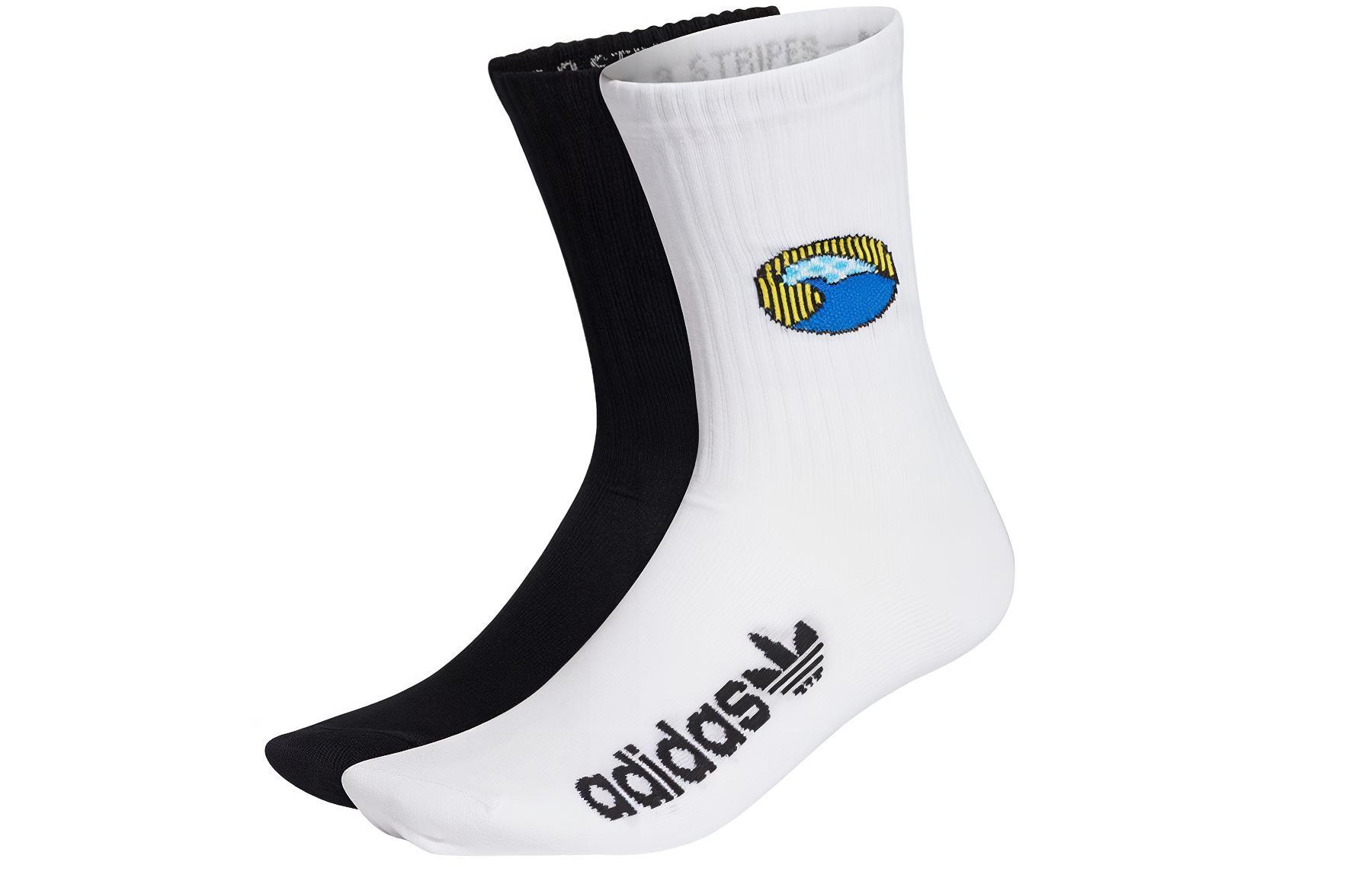 Носки adidas originals (черно-белые)
