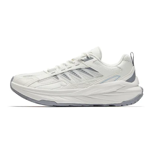 Anta Running Collection Slip Resistant Abrasion Resistant Low top Casual Running Shoes Women's Papyrus White Mist Gray
