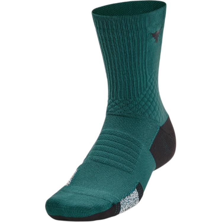 Under Armour Crew Socks Unisex 1 Pack Coastal Cyan