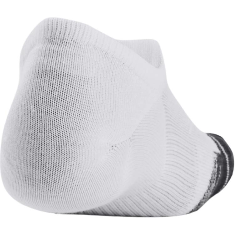 Under Armour Performance Tech No Show Socks Unisex 3 Pack White