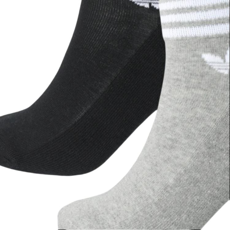 Adidas Originals Island Club Trefoil striped-ankle socks (pack of three)